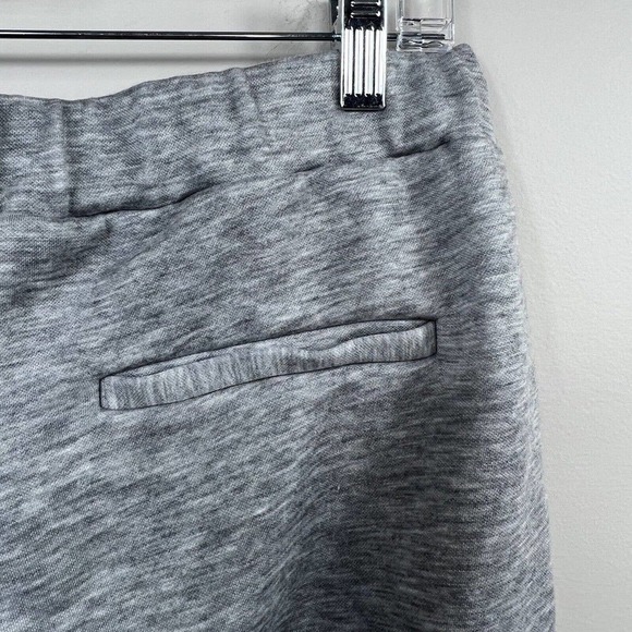 Theory Heather Gray Elastic Waist Pull on Athletic Jogger Pants Size M - Picture 11 of 12